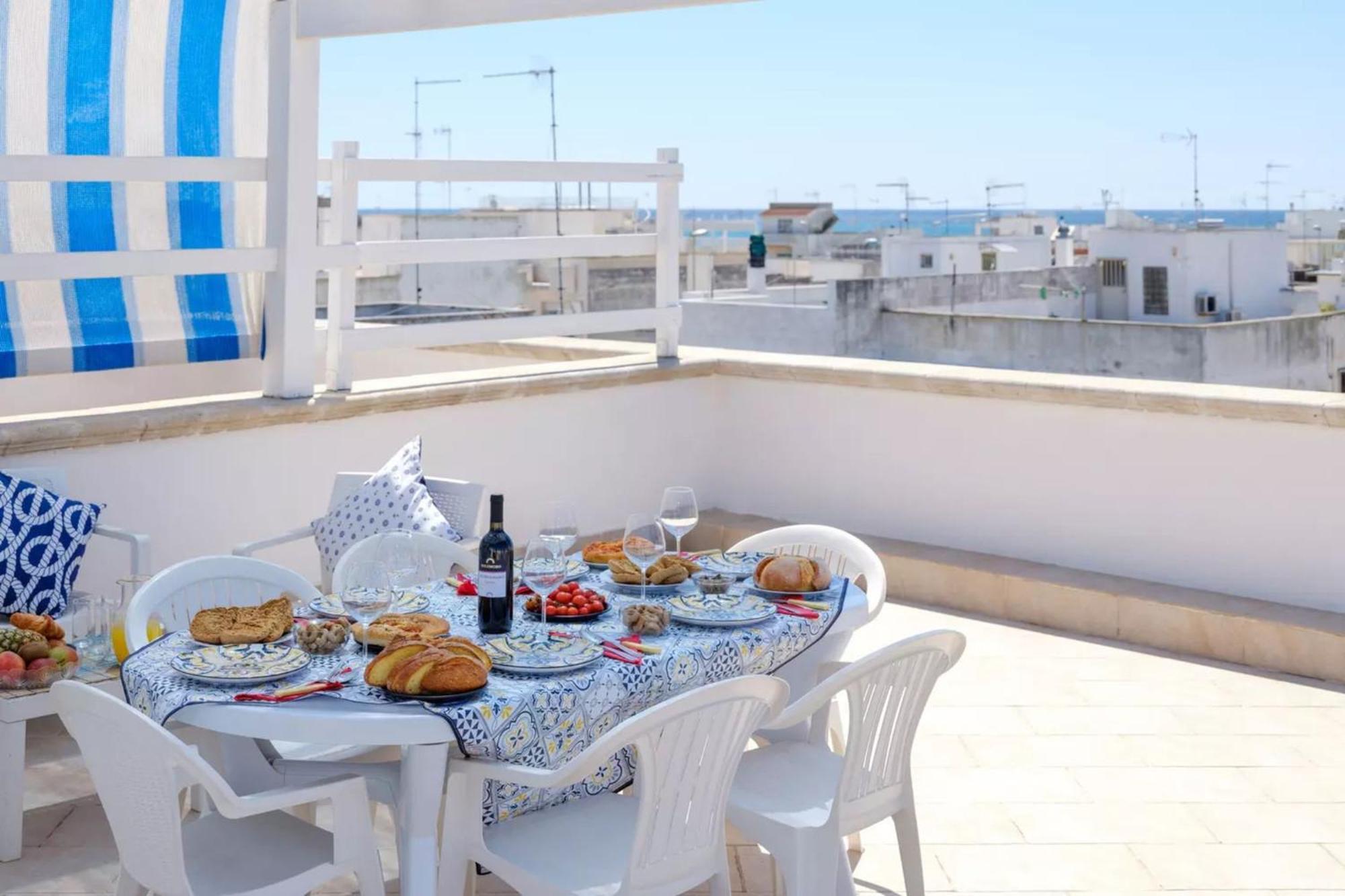Emerald Residence Sleeps 12 With Sea View Porto Cesareo Dış mekan fotoğraf