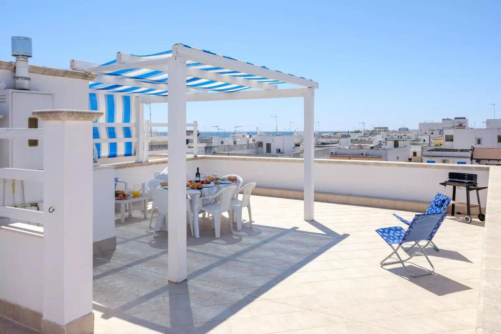 Emerald Residence Sleeps 12 With Sea View Porto Cesareo Dış mekan fotoğraf